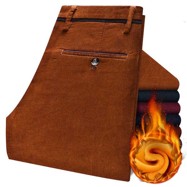 men's pants winter warm and thick business casual classic style corduroy fleece trousers male brand red wine khaki tse6, Black
men's pants winter warm and thick business casual classic style corduroy fleece trousers male brand red wine khaki tse6, Black