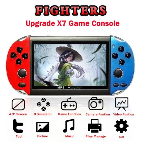 portable mini x7 4.3 inch retro handheld player for gba machine support tv output players game
portable mini x7 4.3 inch retro handheld player for gba machine support tv output players game