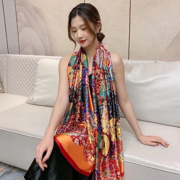 scarves silk british style scarf women spring and autumn korean wild long satin mulberry shawl, Blue;gray
scarves silk british style scarf women spring and autumn korean wild long satin mulberry shawl, Blue;gray