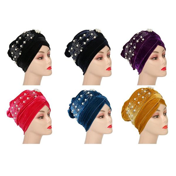 scarves beading velvet turban hat for women muslim headscarf bonnet islamic head wraps african aso oke headtie turbante mujer 2021, Blue;gray
scarves beading velvet turban hat for women muslim headscarf bonnet islamic head wraps african aso oke headtie turbante mujer 2021, Blue;gray