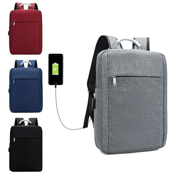 backpack usb charg shoulder man women fashion casual backbag oxford travel bag solid color business computer 15.6inch
backpack usb charg shoulder man women fashion casual backbag oxford travel bag solid color business computer 15.6inch