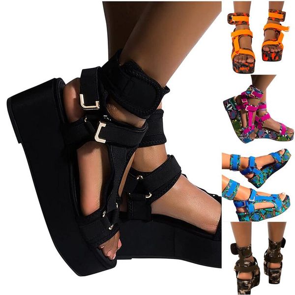 sandals women's wedge toe buckle summer beach exposed shoes women 2021 luxury designer brand, Black
sandals women's wedge toe buckle summer beach exposed shoes women 2021 luxury designer brand, Black