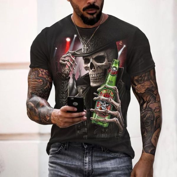 men's t-shirts 2021 3d horror skull print short sleeve t-shirt men hip-hop casual shirt oversized polyester xs-6xl, White;black
men's t-shirts 2021 3d horror skull print short sleeve t-shirt men hip-hop casual shirt oversized polyester xs-6xl, White;black