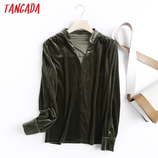 women spring green velvet shirts long sleeve solid elegant office ladies work wear blouses bc22 210416, Black
women spring green velvet shirts long sleeve solid elegant office ladies work wear blouses bc22 210416, Black