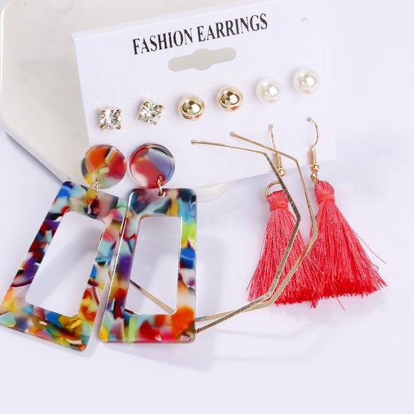 kimter bohemian acrylic pearl hoop dangle earrings set women handmade geometric fringe tassel earring jewelry accessories c45fz, Silver
kimter bohemian acrylic pearl hoop dangle earrings set women handmade geometric fringe tassel earring jewelry accessories c45fz, Silver