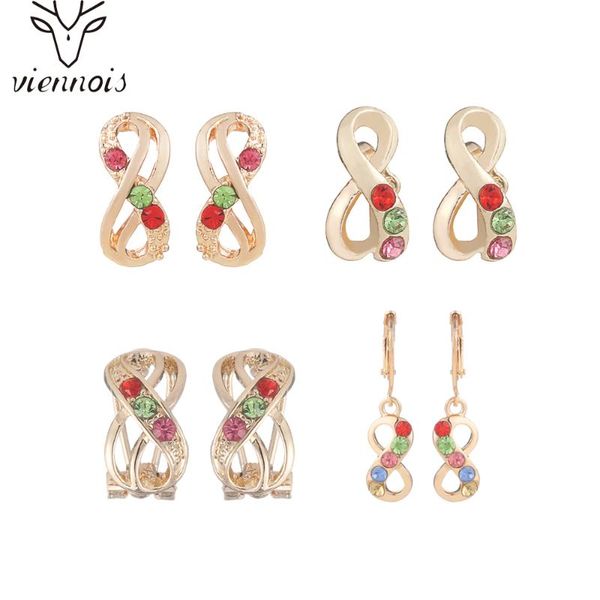 hoop & huggie viennois infinity earrings gold color for women colorful zircon statement fashion jewelry party gifts, Golden;silver
hoop & huggie viennois infinity earrings gold color for women colorful zircon statement fashion jewelry party gifts, Golden;silver