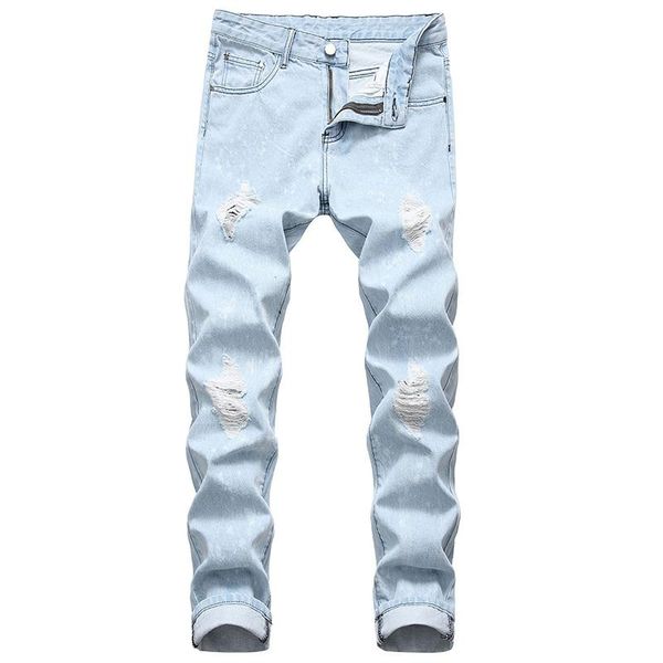 men's jeans blue men spring summer stretch slim jean pants hole cotton casual denim long
men's jeans blue men spring summer stretch slim jean pants hole cotton casual denim long