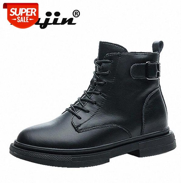 fujin genuine leather women boots ankle platform motorcycle black punk lace up buckle breathable shoes #nc0e
fujin genuine leather women boots ankle platform motorcycle black punk lace up buckle breathable shoes #nc0e