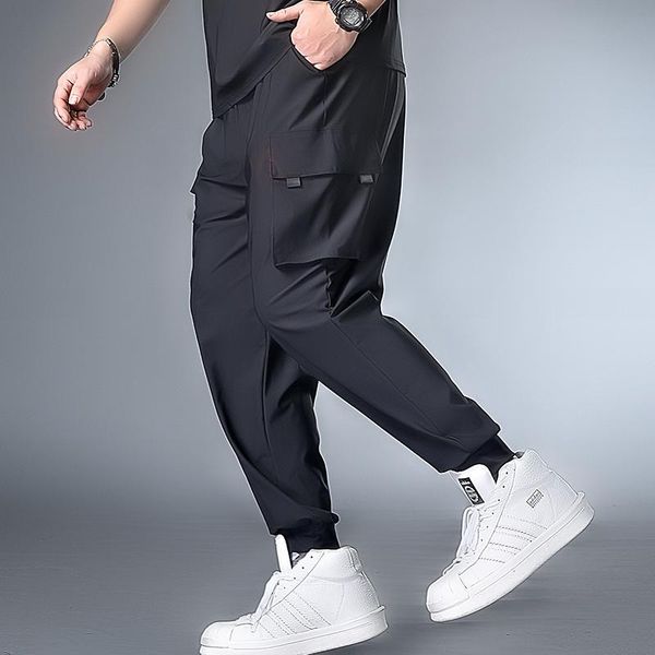 men's pants men thin sports cotton jogging street clothing workers bag black large size xl-7xl
men's pants men thin sports cotton jogging street clothing workers bag black large size xl-7xl