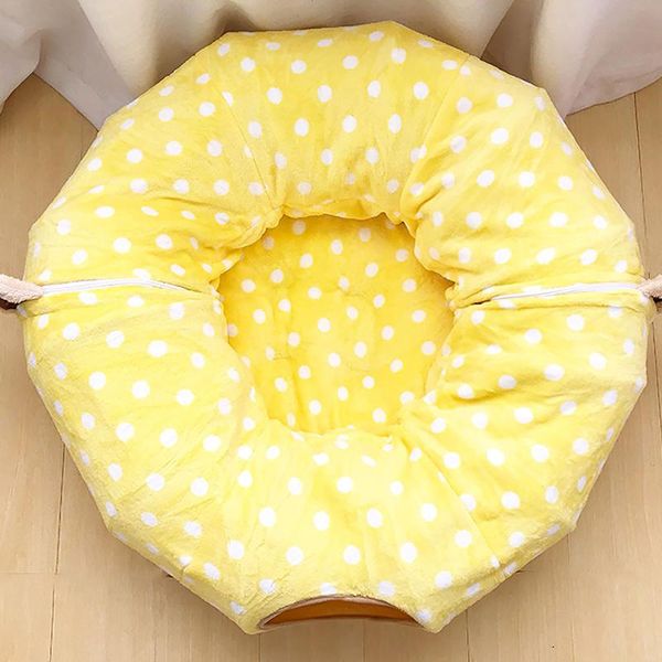 2-in-1 cute style cat tunnel bed with soft mat toys peephole fun ball for indoor pet kittens cats dogs beds & furniture 
2-in-1 cute style cat tunnel bed with soft mat toys peephole fun ball for indoor pet kittens cats dogs beds & furniture