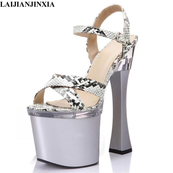 dress shoes laijianjinxia thick platform sandals 20 cm super high stripper heels pole dance models fetish women's, Black
dress shoes laijianjinxia thick platform sandals 20 cm super high stripper heels pole dance models fetish women's, Black