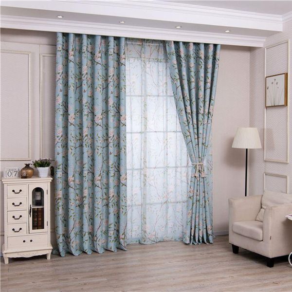 curtain & drapes floral printd blackout for living room wedding pastoral country rural blue coffee french window cortina blinds js175c
curtain & drapes floral printd blackout for living room wedding pastoral country rural blue coffee french window cortina blinds js175c
