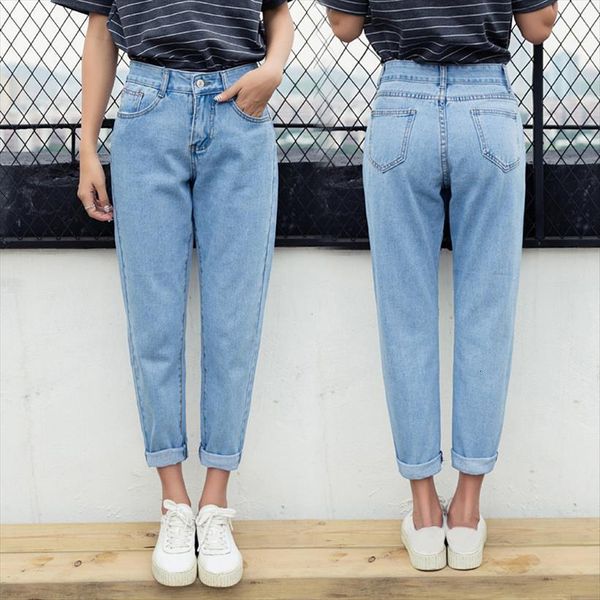 cotton high waist jeans blue womens pant plus size mom boyfriend harem pants 5xl street style korean fashion, Black;white
cotton high waist jeans blue womens pant plus size mom boyfriend harem pants 5xl street style korean fashion, Black;white