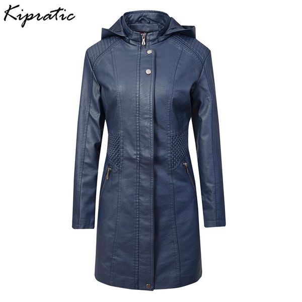 women's leather & faux women pu jacket moto biker zipper long hooded fashion slim ladies coats outerwear, Black
women's leather & faux women pu jacket moto biker zipper long hooded fashion slim ladies coats outerwear, Black