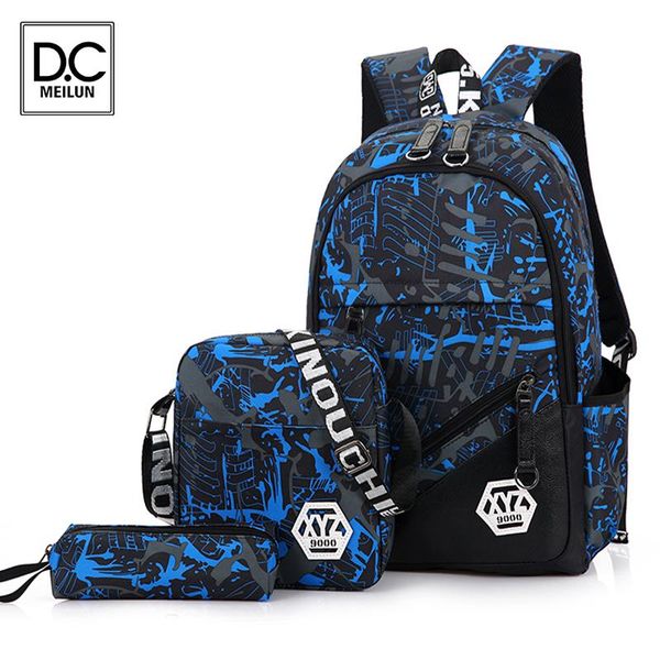 backpack dc.meilun 3piece teenage boys kids waterproof lapbagpack rucksack shoulder travel pack mochilas
backpack dc.meilun 3piece teenage boys kids waterproof lapbagpack rucksack shoulder travel pack mochilas