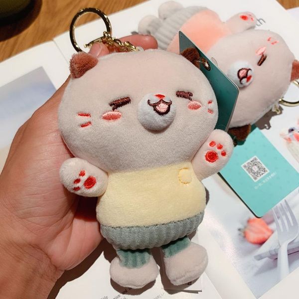 keychains plush doll kitten action figure ornaments keychain cute stuffed animals toys children's gifts charming car keyring, Silver
keychains plush doll kitten action figure ornaments keychain cute stuffed animals toys children's gifts charming car keyring, Silver