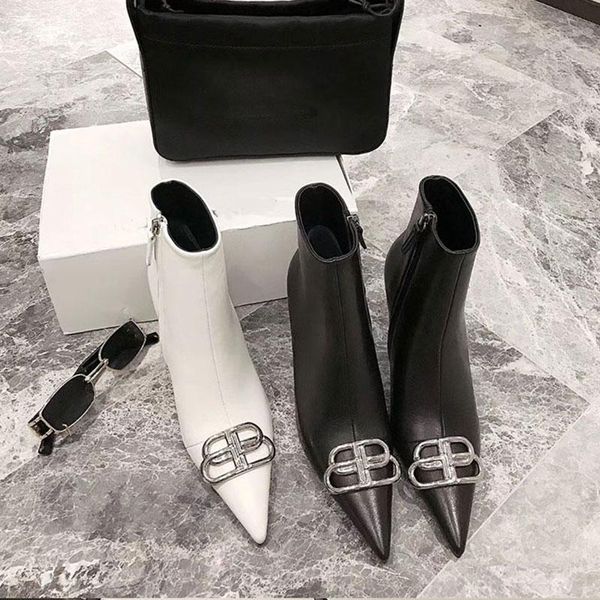 dress shoes fashion women hight heel botas pointed toe boots 2021 modern de mujer designer single ankle bunkle, Black
dress shoes fashion women hight heel botas pointed toe boots 2021 modern de mujer designer single ankle bunkle, Black