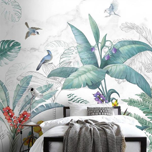 wallpapers modern nordic tropical plant flowers and birds wallpaper 3d living room bedroom dining home decor papel de parede
wallpapers modern nordic tropical plant flowers and birds wallpaper 3d living room bedroom dining home decor papel de parede