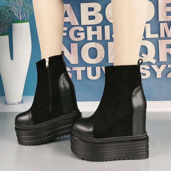 boots thick-sole waterproof platform short wedges single fashion suede within increased womens ankle 34, Black
boots thick-sole waterproof platform short wedges single fashion suede within increased womens ankle 34, Black