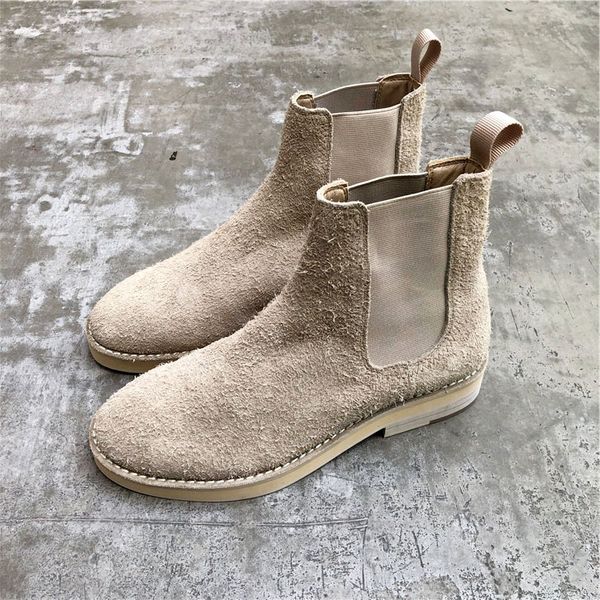 high winter suede leather limited season6 boots slip on quality real picture boot, Black
high winter suede leather limited season6 boots slip on quality real picture boot, Black