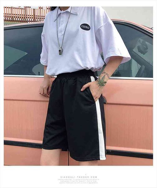 korean harajuku summer women shorts high waist wide leg casual running hip hop, White;black
korean harajuku summer women shorts high waist wide leg casual running hip hop, White;black