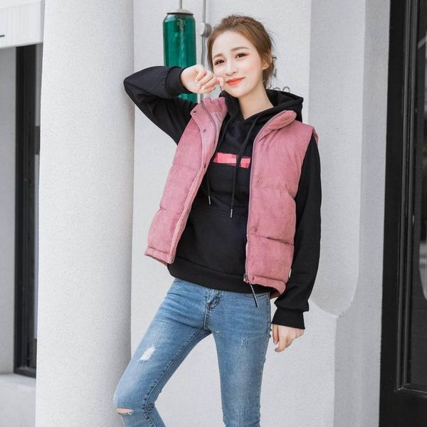 women's vests women autumn down cotton vest waistcoat school girl wear short coat casual sleeveless jacket plus size xxx, Black;white
women's vests women autumn down cotton vest waistcoat school girl wear short coat casual sleeveless jacket plus size xxx, Black;white