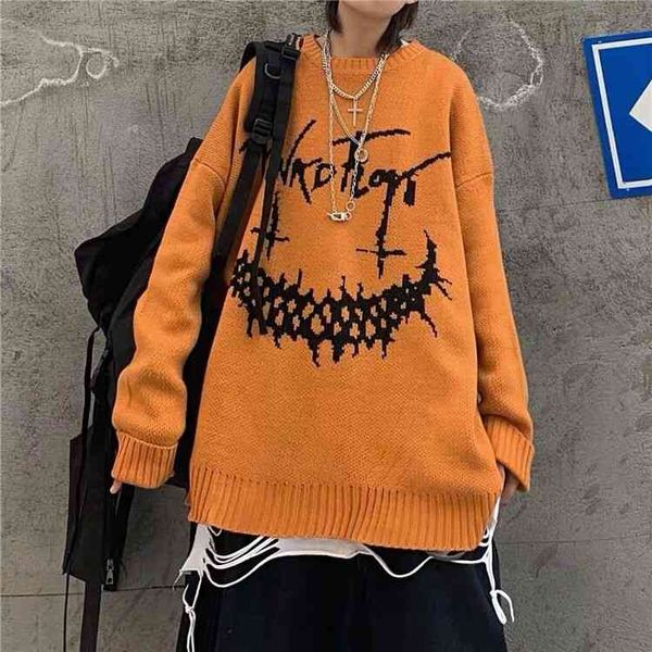 women's sweaters autumn and winter korea ins harajuku style hip-hop fun ghost halloween smiley loose pullover sweater for men wome, White;black
women's sweaters autumn and winter korea ins harajuku style hip-hop fun ghost halloween smiley loose pullover sweater for men wome, White;black