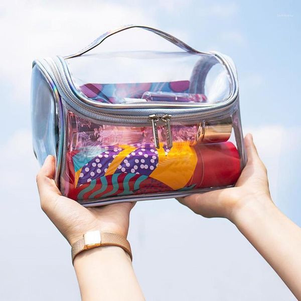 portable women travel cosmetic bag high-grade pvc transparent waterproof laser makeup pouch bags & cases1
portable women travel cosmetic bag high-grade pvc transparent waterproof laser makeup pouch bags & cases1
