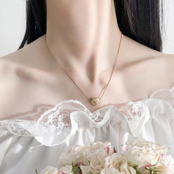 pendant necklaces simple love east gate set auger titanium steel collarbone heart-shaped necklace hearts female stainless chain letters, Silver
pendant necklaces simple love east gate set auger titanium steel collarbone heart-shaped necklace hearts female stainless chain letters, Silver
