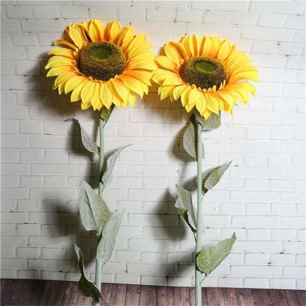 decorative flowers & wreaths 130cm artificial sunflower silk flower garden balcony bedroom office party wall home decoration
decorative flowers & wreaths 130cm artificial sunflower silk flower garden balcony bedroom office party wall home decoration