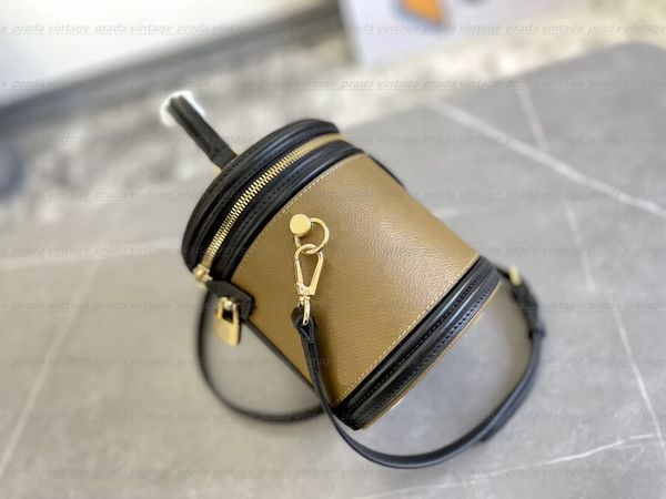 retro classic leather cannes wash evening shoulder bag women's men tote hobo crossbody handbags cosmetic bags luxury designer mylon wal