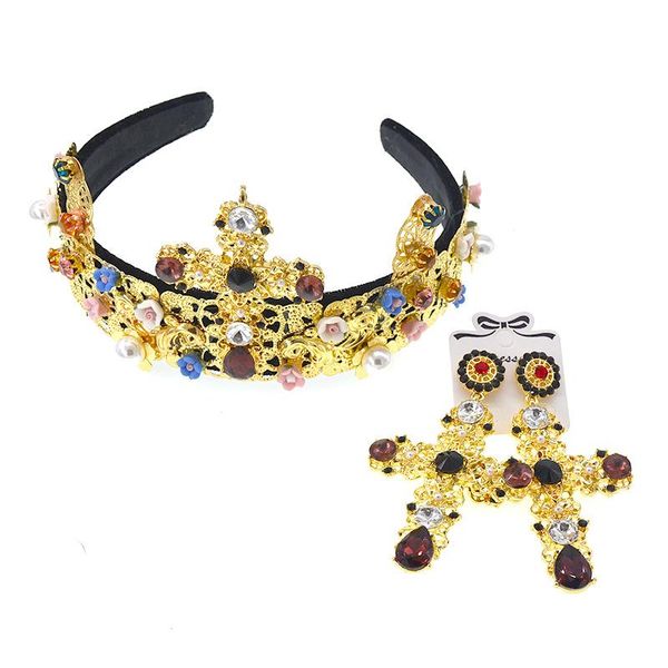 hair clips & barrettes baroque crystal gold cross crown for girls wedding accessories gems bridal tiara bride hairwear women head princess j, Golden;silver
hair clips & barrettes baroque crystal gold cross crown for girls wedding accessories gems bridal tiara bride hairwear women head princess j, Golden;silver