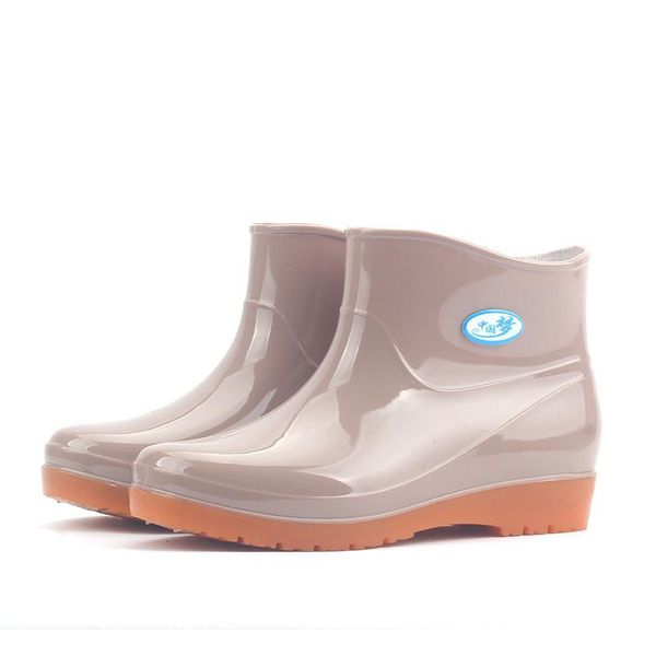 boots women rain thicken cover waterproof shoes anti-skip garden kitchen labor car washing, Black
boots women rain thicken cover waterproof shoes anti-skip garden kitchen labor car washing, Black