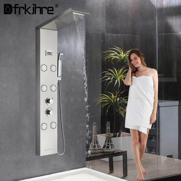 shower panel rainfall waterfall rain head bathroom spa massage jets column hand bidet sprayer set sets
shower panel rainfall waterfall rain head bathroom spa massage jets column hand bidet sprayer set sets