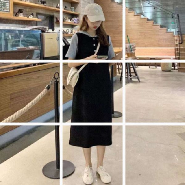 2020 large women's summer clothes lazy wear dress fat mm hooded casual skirt over the knee long, Black;gray
2020 large women's summer clothes lazy wear dress fat mm hooded casual skirt over the knee long, Black;gray