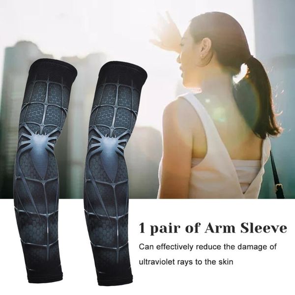 elbow & knee pads 1 pair ice fabric breathable uv protection running arm sleeves basketball pad sport cycling outdoor motorcycle warmers, Black;gray
elbow & knee pads 1 pair ice fabric breathable uv protection running arm sleeves basketball pad sport cycling outdoor motorcycle warmers, Black;gray