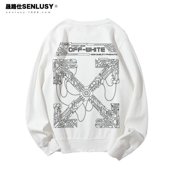Fashion Fleece Autumn Winter Mechanical Arrow Printed Sweater Plush Thickened Round Neck Hoodie Men's and Women's 3xl Oversize Coat, White
Fashion Fleece Autumn Winter Mechanical Arrow Printed Sweater Plush Thickened Round Neck Hoodie Men's and Women's 3xl Oversize Coat, White
