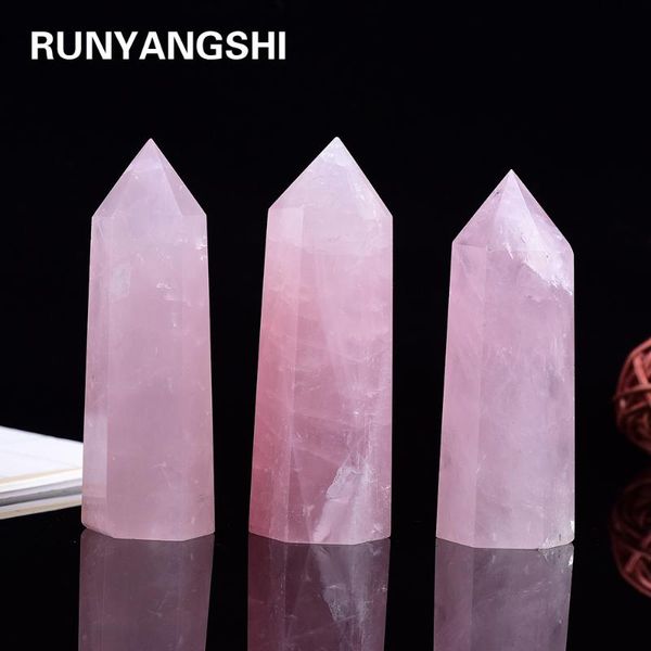 decorative objects & figurines runyangshi 1pc 100% natural rock pink rose quartz point healing crystal stone handmade home decor gemstone 10
decorative objects & figurines runyangshi 1pc 100% natural rock pink rose quartz point healing crystal stone handmade home decor gemstone 10