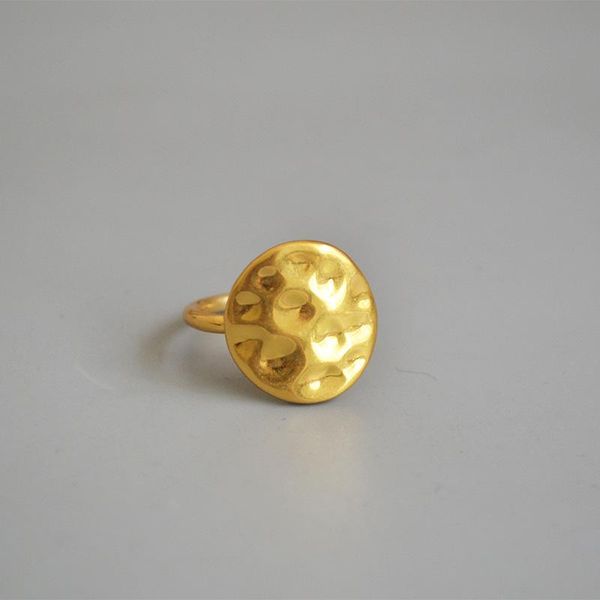 cluster rings niche vintage 18k gold-plated hand-hammered concave-convex round opening adjustable ring index finger trendy people, Golden;silver
cluster rings niche vintage 18k gold-plated hand-hammered concave-convex round opening adjustable ring index finger trendy people, Golden;silver
