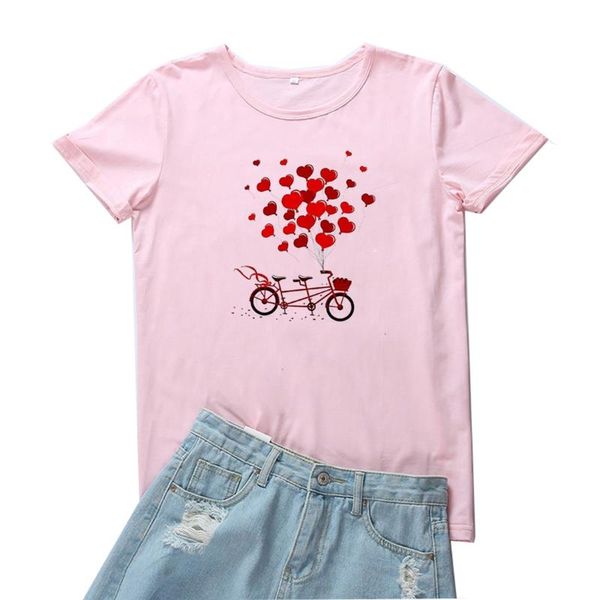 4heart balloon pattern t-shirts women funny printing tshirt cotton loose tee shirt femme aesthetic clothes camiseta mujer women's t-shi, White
4heart balloon pattern t-shirts women funny printing tshirt cotton loose tee shirt femme aesthetic clothes camiseta mujer women's t-shi, White