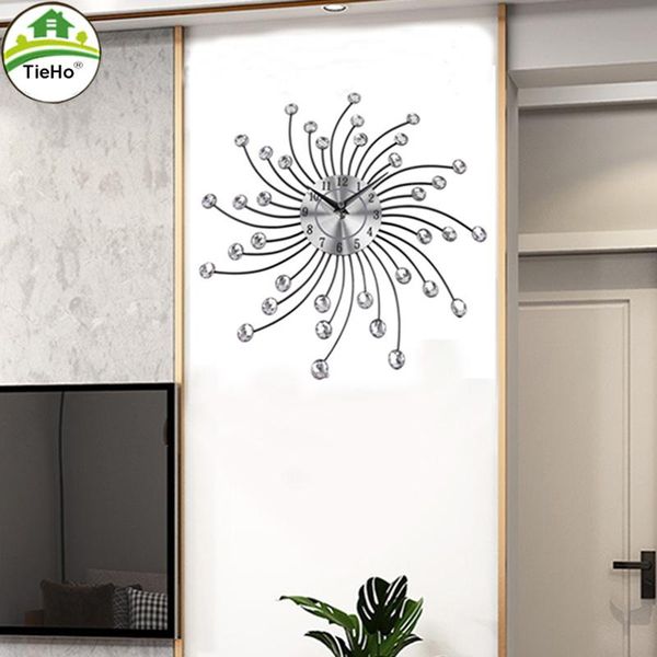 wall clocks 13 inch silver crystal clock metal retro vintage for living room office modern design decoration
wall clocks 13 inch silver crystal clock metal retro vintage for living room office modern design decoration