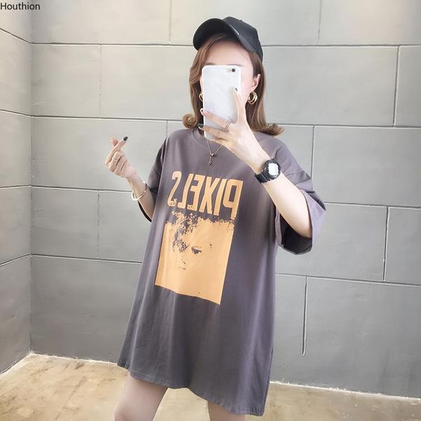 women's t-shirt houthion short sleeve women casual letter print t shirt fashion temperament summer loose all-match o-neck t-shirts, White
women's t-shirt houthion short sleeve women casual letter print t shirt fashion temperament summer loose all-match o-neck t-shirts, White