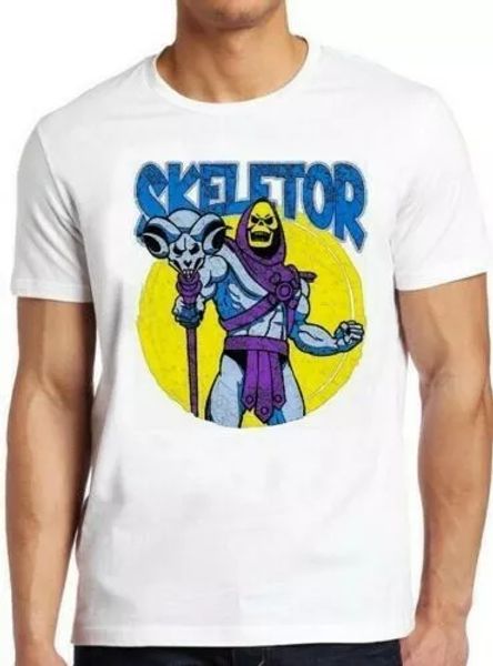 skeletor he-man comic cult 80s funny cool gift tee t shirt 4163, White;black