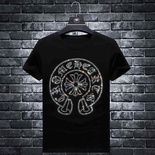 fashion t shirt 20 horseshoe short sleeve men's pullover crosin drill couple slim half 2021 tee, White;black
fashion t shirt 20 horseshoe short sleeve men's pullover crosin drill couple slim half 2021 tee, White;black