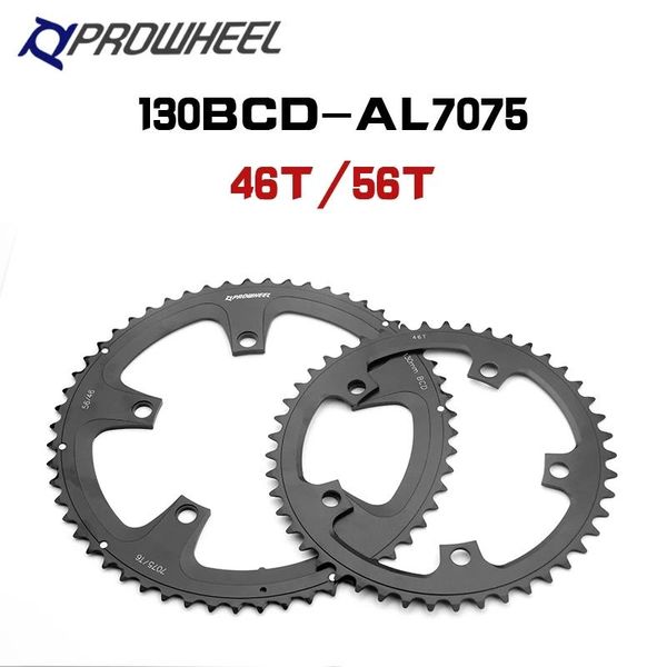 bike heels & chainwheels prowheel 130bcd folding bicycle chainring 46t 56t with bolts for 8/9/10/11 speed sprocket alloy tooth plate pa
bike heels & chainwheels prowheel 130bcd folding bicycle chainring 46t 56t with bolts for 8/9/10/11 speed sprocket alloy tooth plate pa