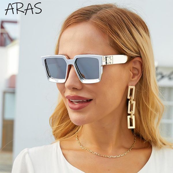 sunglasses vintage square women oversized personalized for men designer big frame trendy flat lens sun glasses, White;black
sunglasses vintage square women oversized personalized for men designer big frame trendy flat lens sun glasses, White;black