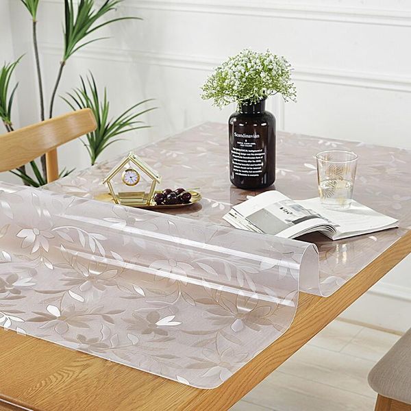 soft silicone tablecloth pvc transparent waterproof dining table cover rectangular home kitchen anti-stain plastic tablecloth1mm cloth
soft silicone tablecloth pvc transparent waterproof dining table cover rectangular home kitchen anti-stain plastic tablecloth1mm cloth