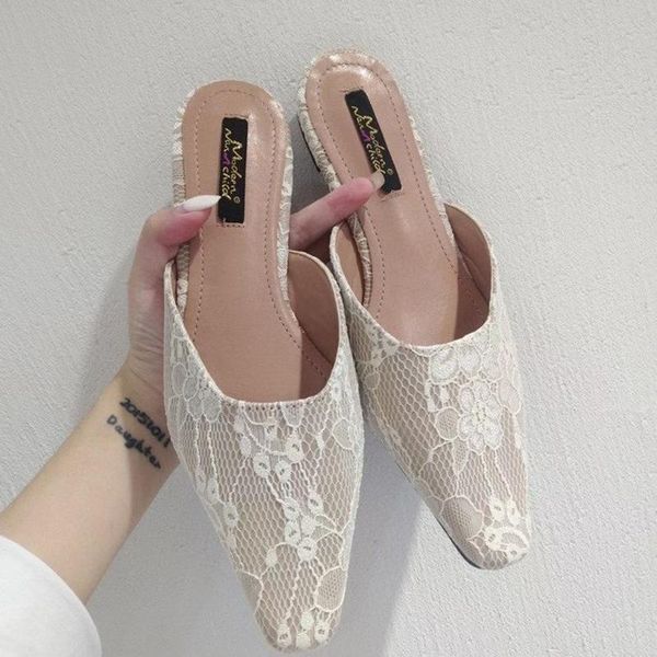 fashion women slippers lace mesh air shallow slides round toe black beige beach shoes elegant woman size 39
fashion women slippers lace mesh air shallow slides round toe black beige beach shoes elegant woman size 39