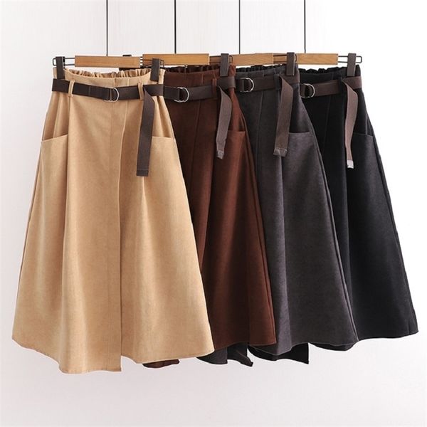 autumn winter solid color skirt with bekt women casual artistic pocket high waist slim irregular midi for women 210420, Black
autumn winter solid color skirt with bekt women casual artistic pocket high waist slim irregular midi for women 210420, Black