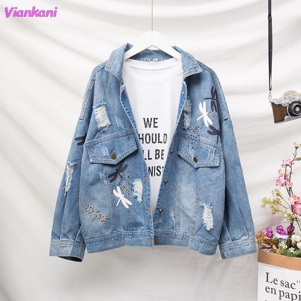 women's jackets casual coat jacket women 2021 winter vintage denim oversized plus size cotton embroidery lapel jean blue streetwear, Black;brown
women's jackets casual coat jacket women 2021 winter vintage denim oversized plus size cotton embroidery lapel jean blue streetwear, Black;brown